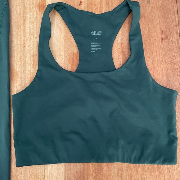 Girlfriend Collective Forest Green Leggings - Picture 4 of 7